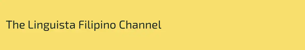 The Linguista Filipino Channel
